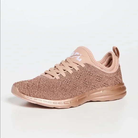 APL: Athletic Propulsion Labs TechLoom Phantom Sneakers Rose Gold